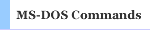 MS-DOS �R�}���h�W