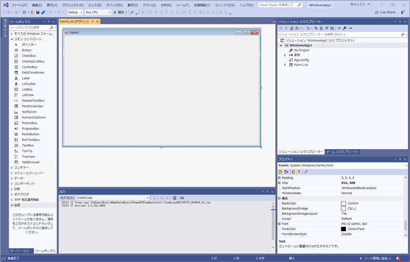 Windows�t�H�[���A�v���P�[�V����