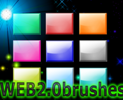 オリジナルブラシ～WEB2.0ボタン～