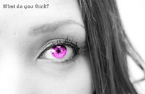 瞳の色を変える方法