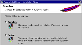 Apacheインストール画面５