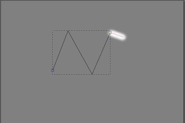 8. 端のノードが延長される