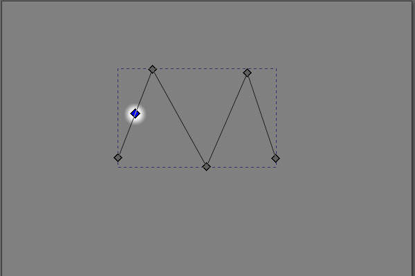 18. 追加したノードのみが選択される