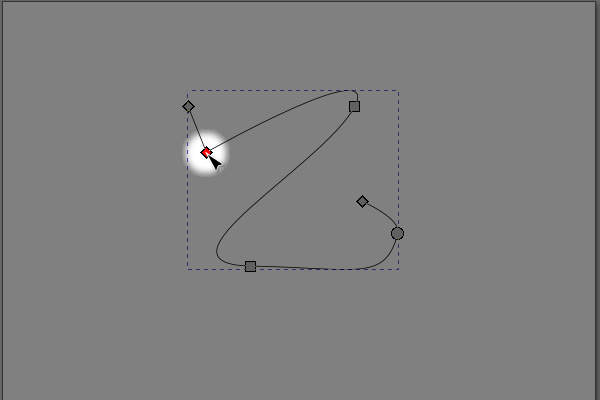 5. ノードにマウスカーソルを乗せる