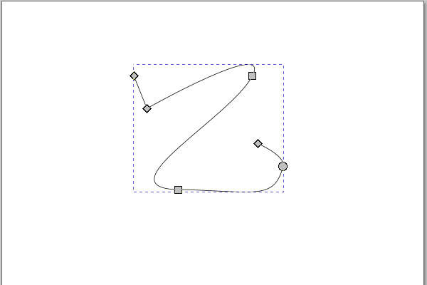 3. ノードとセグメントが表示される