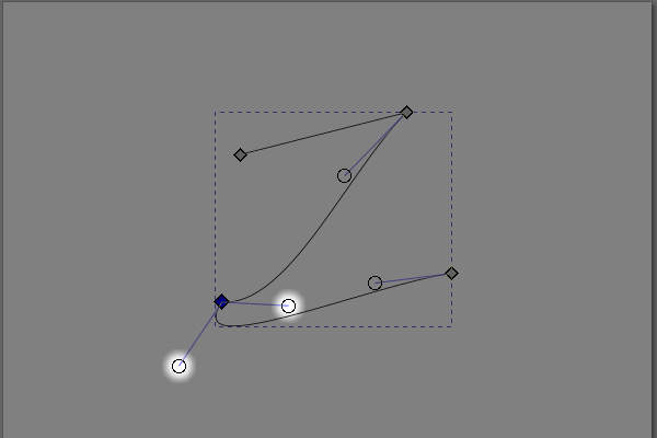33. ノードハンドルが時計回りに回転する