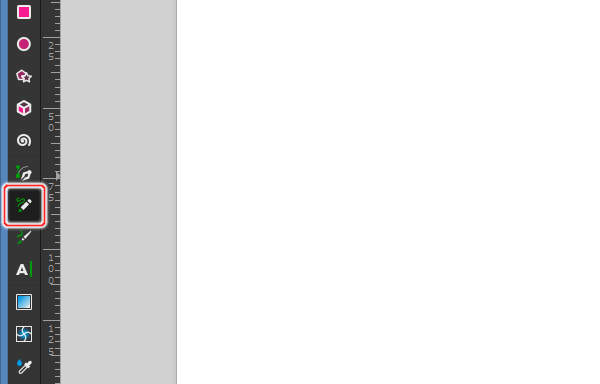 1. 鉛筆ツールを選択