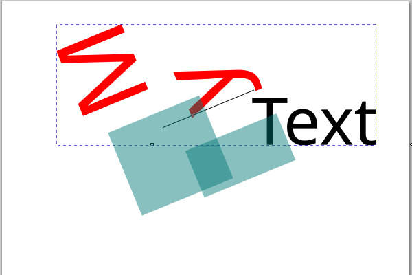 12. 選択中の文字が細かく回転する