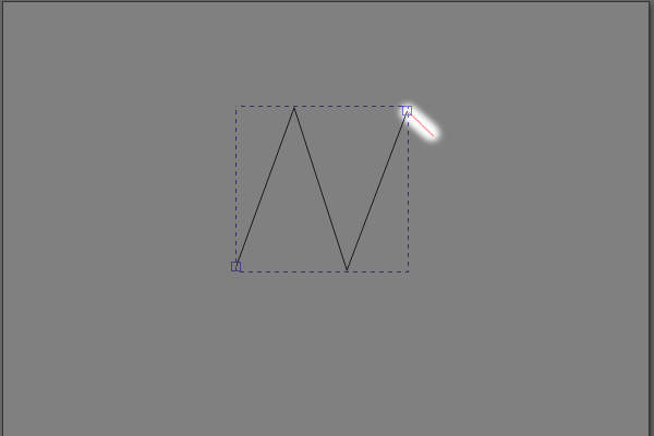6. 端のノードが延長される