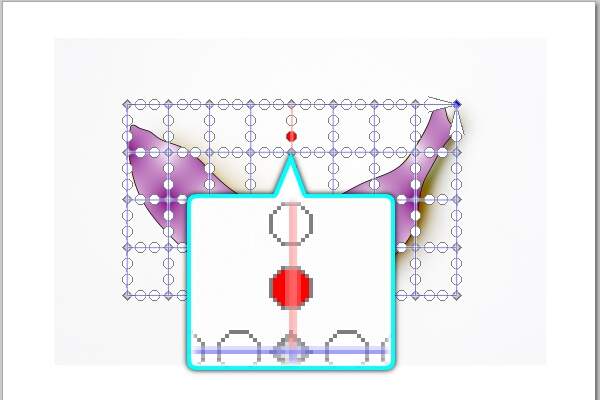 27. メッシュの枠の線が赤色になる