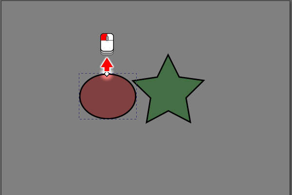 12. オフセットハンドルをドラッグ