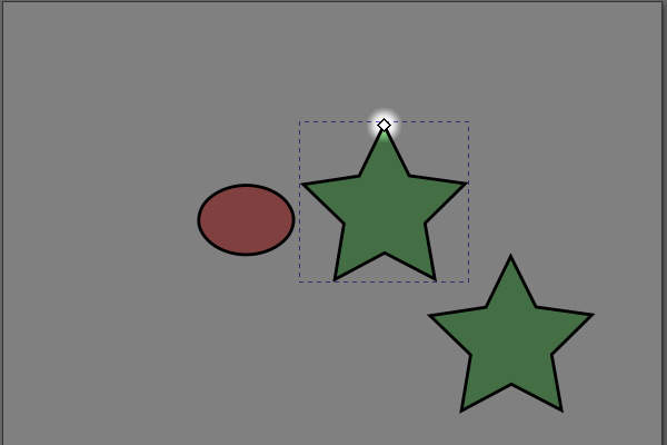 27. オフセットハンドルが表示される
