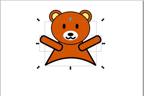 13. 胴体・右手・左手を選択する