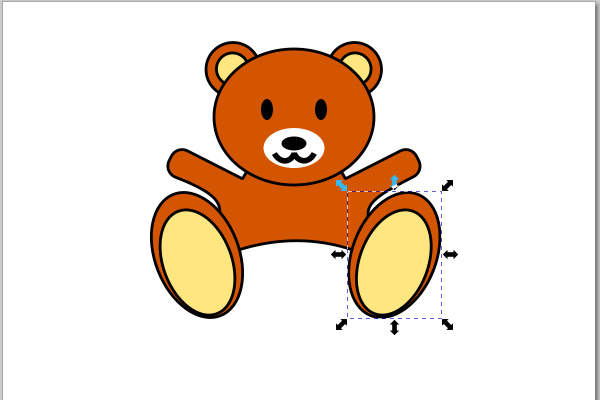 14. 左足が元に戻る