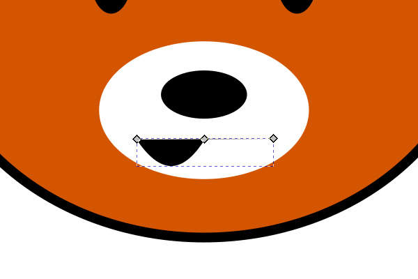 11. 左のセグメントが下方に曲がる