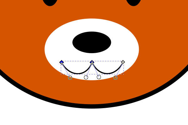 17. 右のセグメントの形も整える