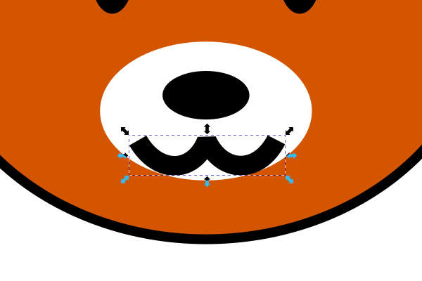 24. 尖りが解消されて口っぽくなった