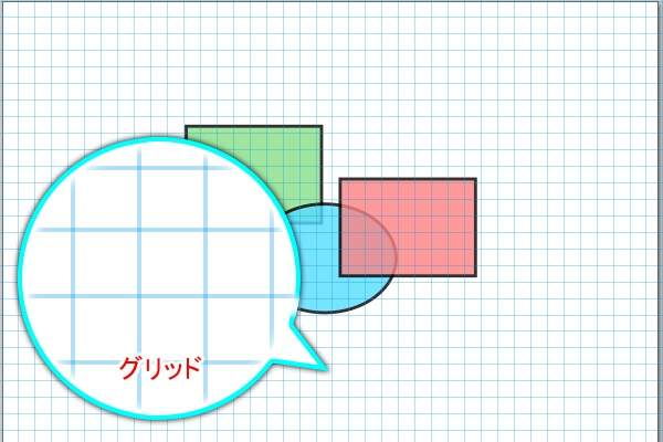 3. グリッドが表示される