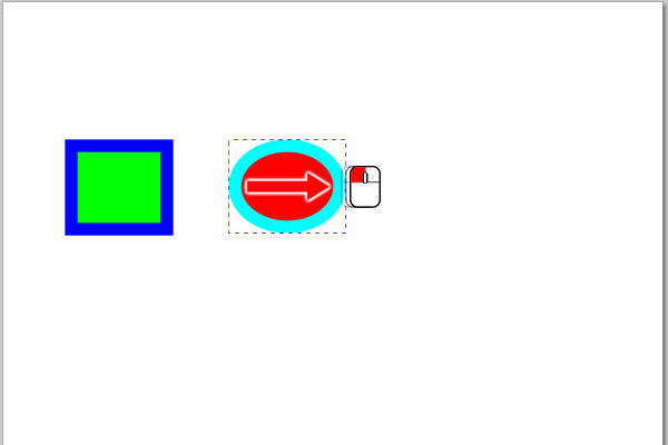 32. 選択中のオブジェクトのフィルをドラッグ