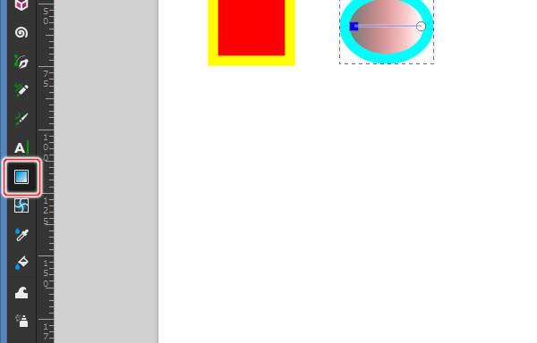 47. グラデーションツールを選択