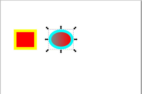 51. 楕円のシェイプを選択する