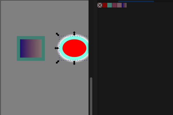 59. 選択中のオブジェクトのストロークに"My_Stroke"が適用される