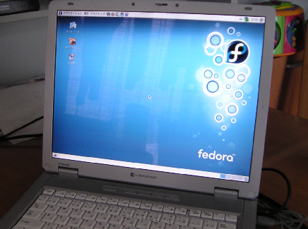 dynabook TX/2513CDSW��FedoraCore5������̐}