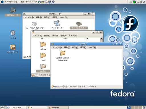 Linux���猩���u�f�[�^���L�̈�v