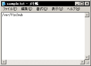 sample.txt�̓��e