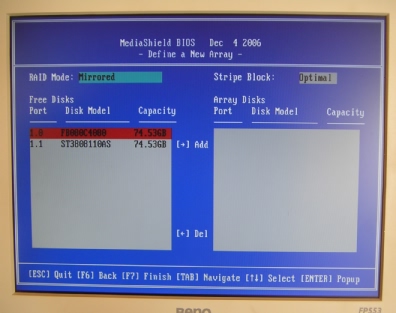 RAID�Z�b�g�A�b�v���