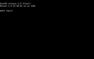 CentOS3�̃��O�C���҂����