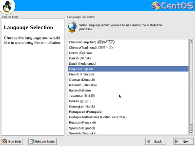 Language Selection���