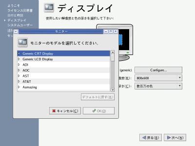 �f�B�X�v���C�̐ݒ���2