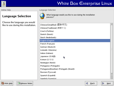 Language Selection���
