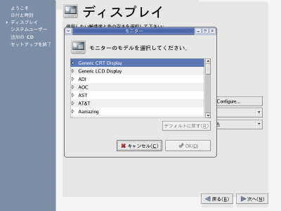�f�B�X�v���C�̐ݒ���2