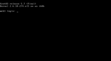 CentOS5�̃e�L�X�g�̃��O�C���҂����