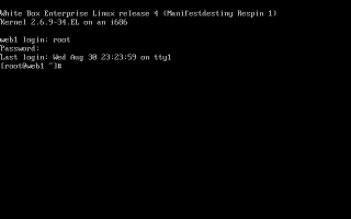 WBEL4��root���[�U�[�ł̃��O�C���������
