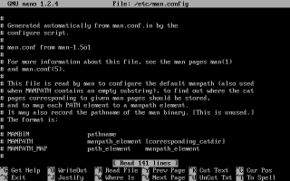 �f�t�H���g��/etc/man.config