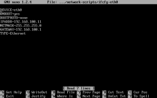 /etc/sysconfig/network-scripts/ifcfg-eth0�̕ҏW���