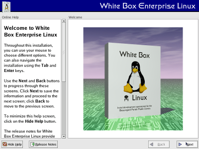 WhiteBoxEnterpriseLinux3�̃C���X�g�[���������