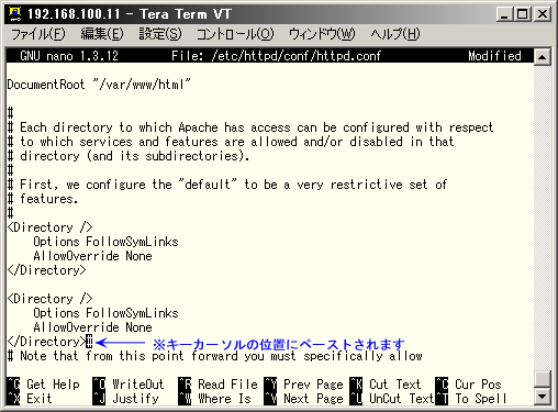 �}�E�X�ŕ�������y�[�X�g