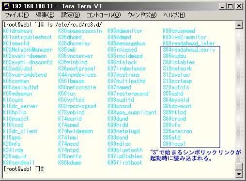 �f�[�����̋N���𐧌䂷�邽�߂̃t�@�C���ƃf�B���N�g���ꗗ
