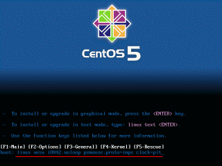 �J�[�l���p�����[�^��ǋL����(CentOS5)