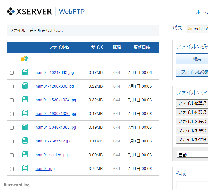 「大」サイズや「中」サイズの画像を作成しない(10)