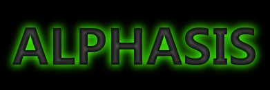 GIMP - エイリアン発光によるロゴ画像生成例 gimp-alien-glow-logo-ex.jpg