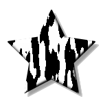 “牛模様”のロゴ効果の例 - 初期設定値 gimp-bovinated-effect-ex-1.jpg