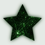 “粒子の軌跡”のロゴ効果の例 - ヒット率:0.22 - 縁の幅:0 - 背景色:002800 gimp-particle-trace-effect-ex-huti_0.jpg