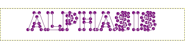 テキストのパスを変形する例 - 手順2 gimp-layer-text-to-path-ex-4.jpg