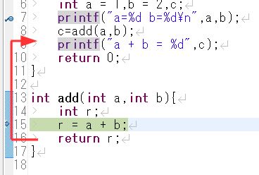 関数の中の処理から出る(ステップリターン) 関数の中の処理から出る(ステップリターン)