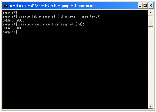 �C���f�b�N�X�̍쐬
